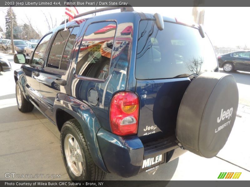 Patriot Blue Pearl / Dark Slate Gray 2003 Jeep Liberty Limited 4x4