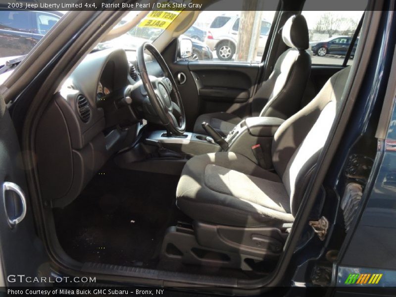 Patriot Blue Pearl / Dark Slate Gray 2003 Jeep Liberty Limited 4x4