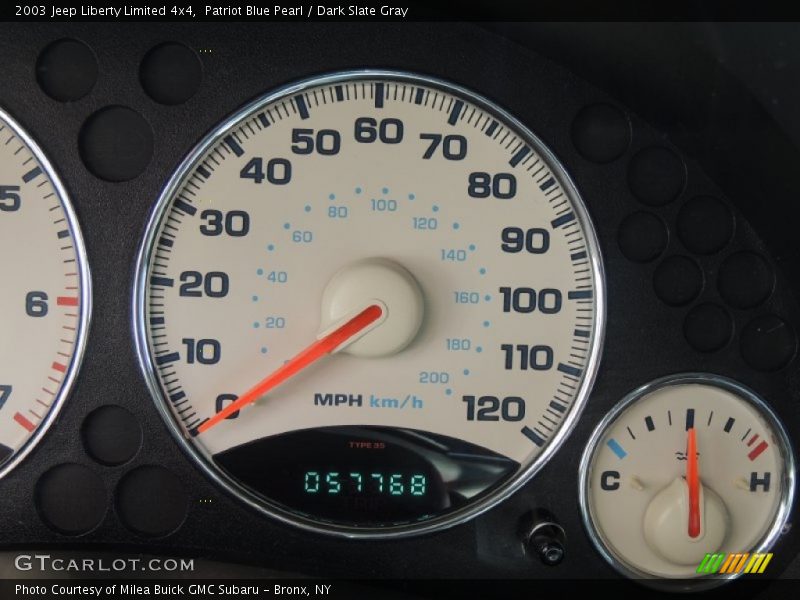 Patriot Blue Pearl / Dark Slate Gray 2003 Jeep Liberty Limited 4x4