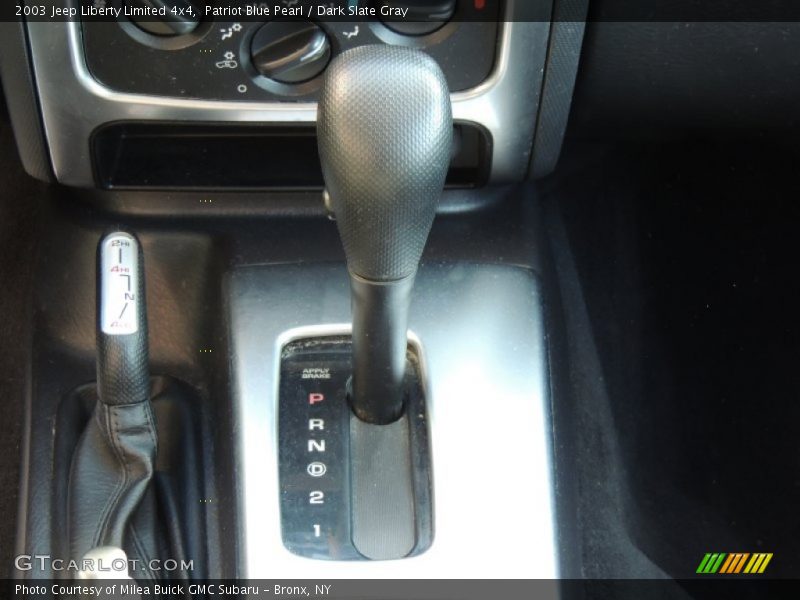 Patriot Blue Pearl / Dark Slate Gray 2003 Jeep Liberty Limited 4x4