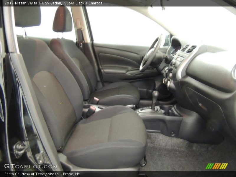 Super Black / Charcoal 2012 Nissan Versa 1.6 SV Sedan