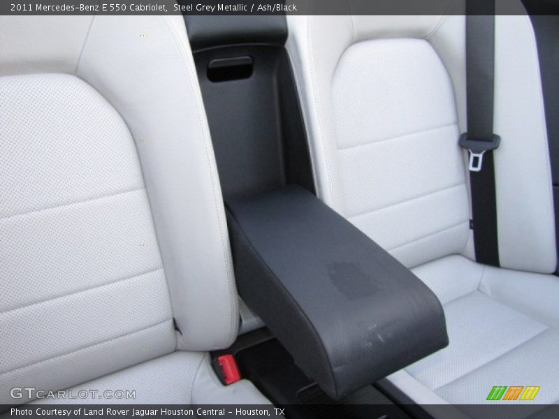 Steel Grey Metallic / Ash/Black 2011 Mercedes-Benz E 550 Cabriolet