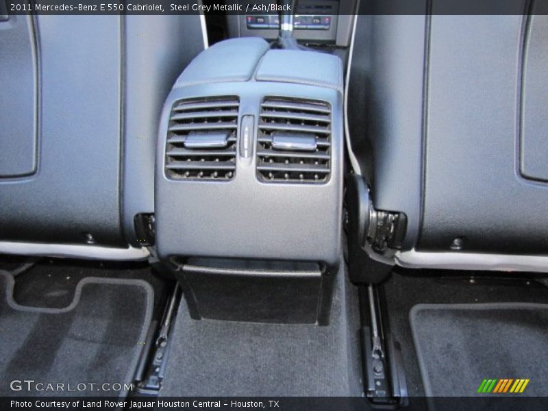 Steel Grey Metallic / Ash/Black 2011 Mercedes-Benz E 550 Cabriolet
