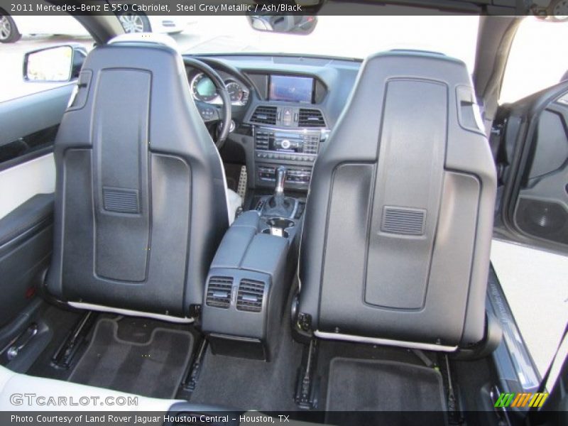 Steel Grey Metallic / Ash/Black 2011 Mercedes-Benz E 550 Cabriolet