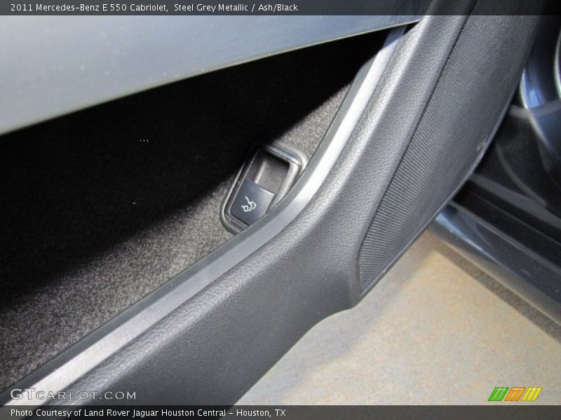 Steel Grey Metallic / Ash/Black 2011 Mercedes-Benz E 550 Cabriolet