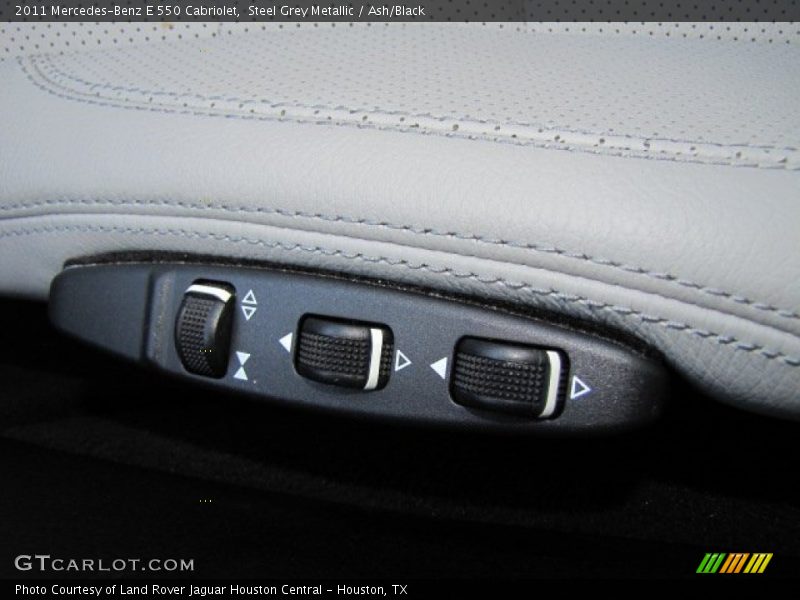 Steel Grey Metallic / Ash/Black 2011 Mercedes-Benz E 550 Cabriolet