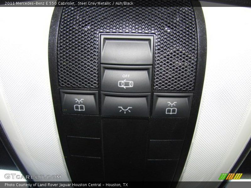 Steel Grey Metallic / Ash/Black 2011 Mercedes-Benz E 550 Cabriolet