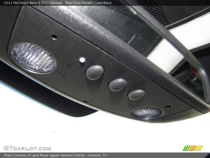 Steel Grey Metallic / Ash/Black 2011 Mercedes-Benz E 550 Cabriolet