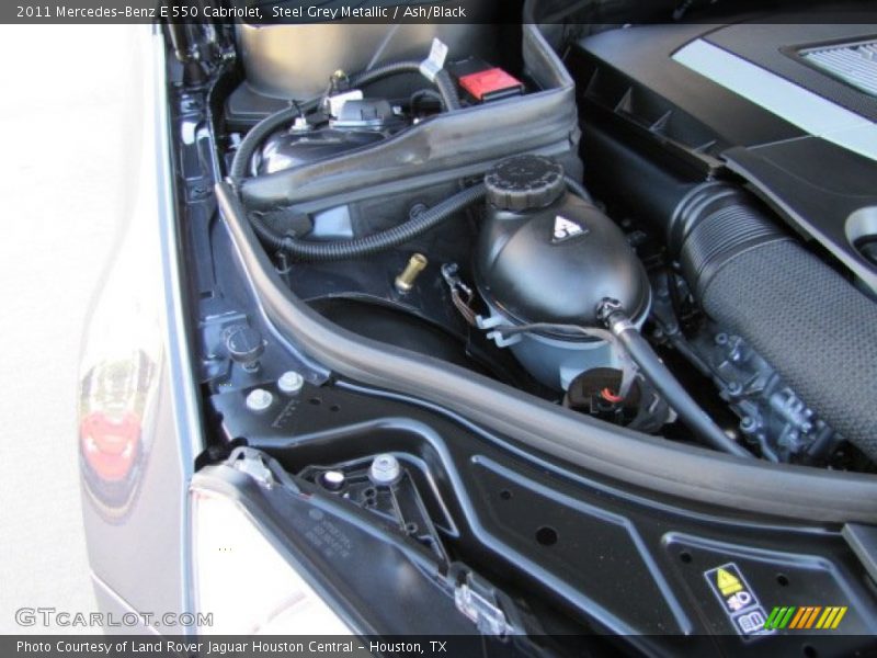 Steel Grey Metallic / Ash/Black 2011 Mercedes-Benz E 550 Cabriolet