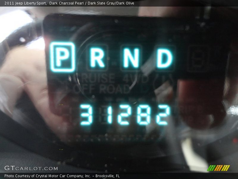 Dark Charcoal Pearl / Dark Slate Gray/Dark Olive 2011 Jeep Liberty Sport