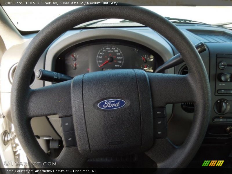 Silver Metallic / Medium Flint Grey 2005 Ford F150 STX SuperCab