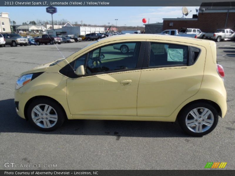 Lemonade (Yellow) / Yellow/Yellow 2013 Chevrolet Spark LT