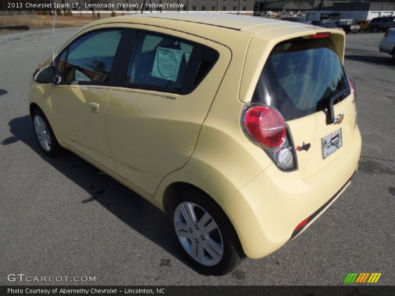 Lemonade (Yellow) / Yellow/Yellow 2013 Chevrolet Spark LT