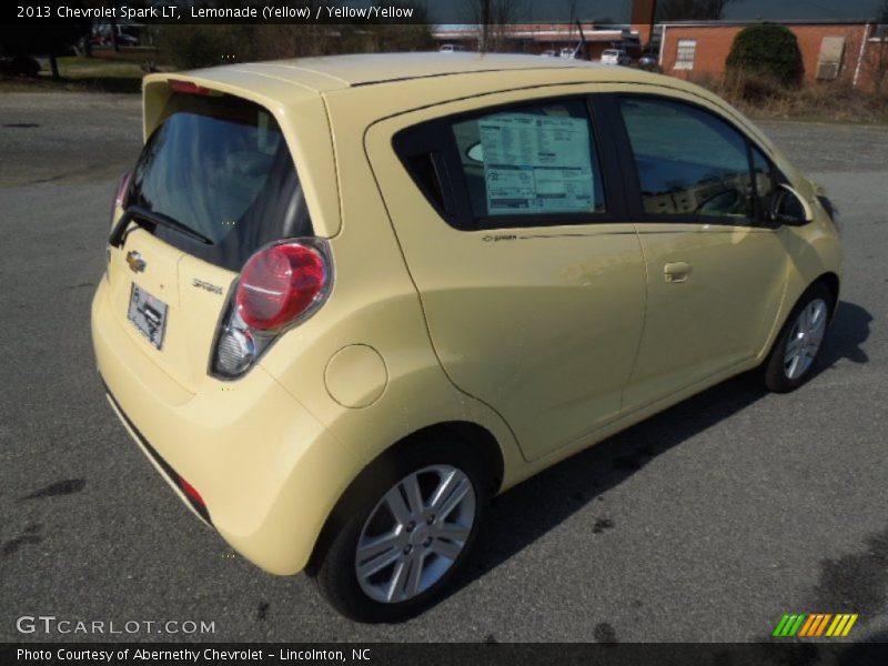 Lemonade (Yellow) / Yellow/Yellow 2013 Chevrolet Spark LT
