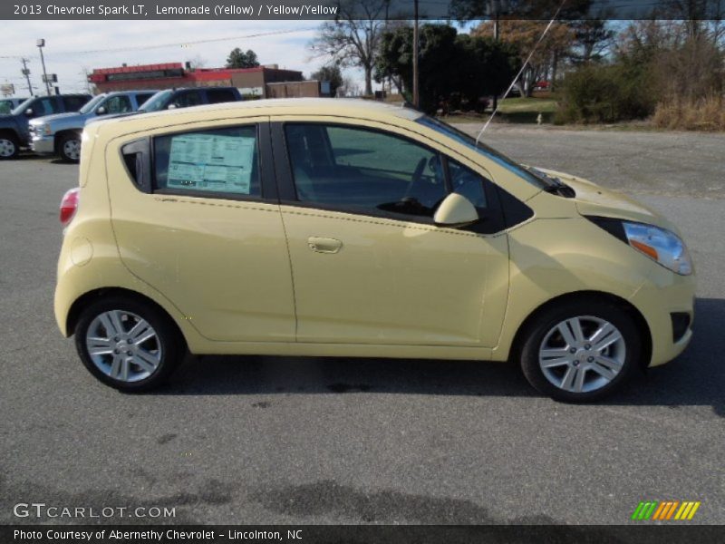 Lemonade (Yellow) / Yellow/Yellow 2013 Chevrolet Spark LT