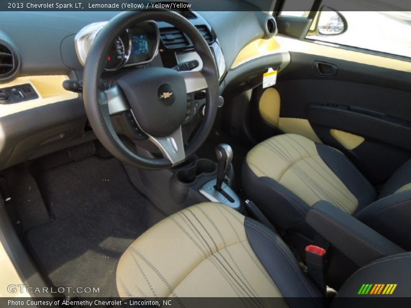 Yellow/Yellow Interior - 2013 Spark LT 