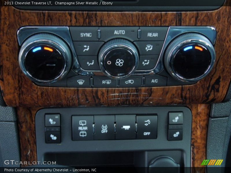 Controls of 2013 Traverse LT