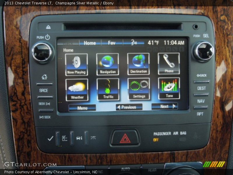 Controls of 2013 Traverse LT