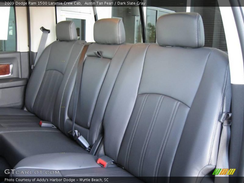 Austin Tan Pearl / Dark Slate Gray 2009 Dodge Ram 1500 Laramie Crew Cab