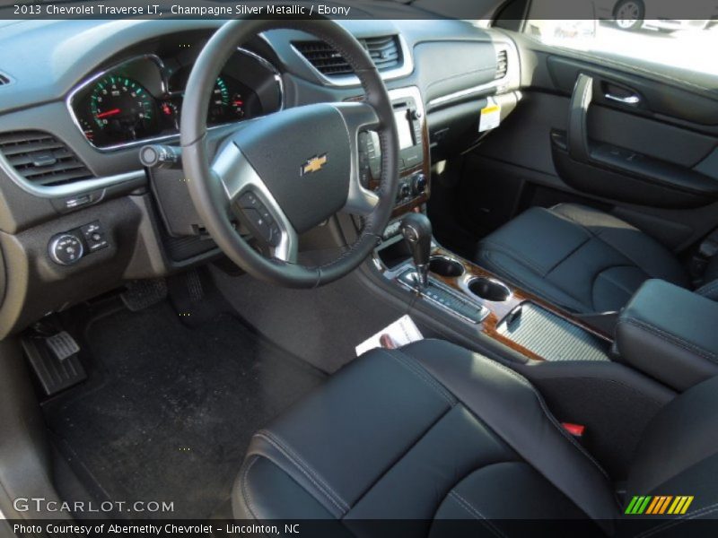 2013 Traverse LT Ebony Interior