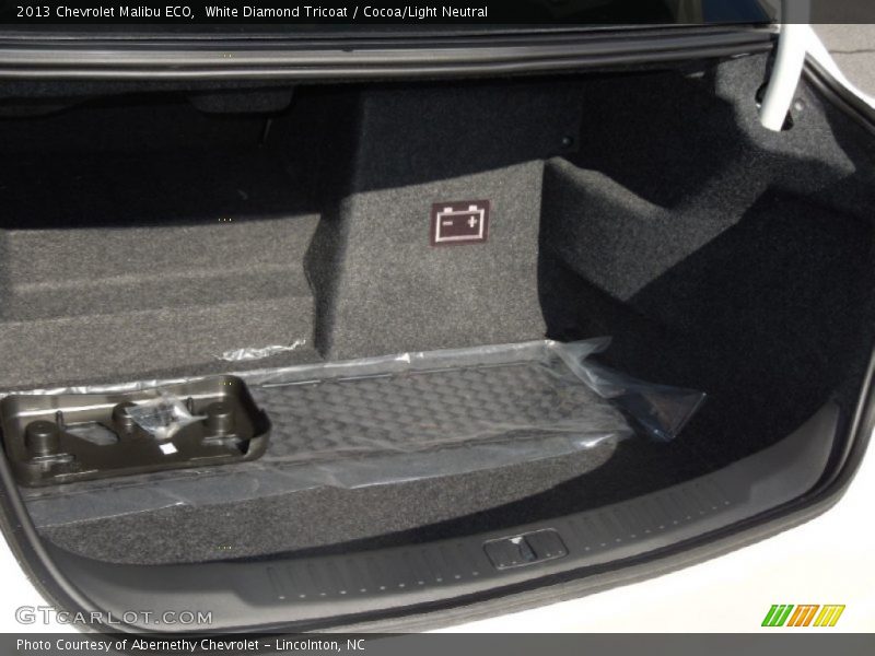 White Diamond Tricoat / Cocoa/Light Neutral 2013 Chevrolet Malibu ECO