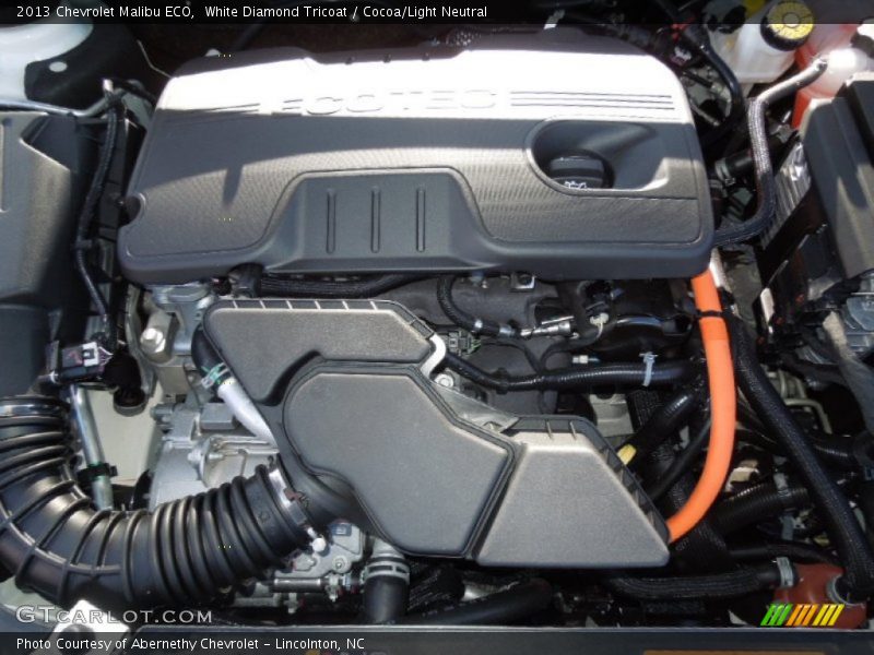 White Diamond Tricoat / Cocoa/Light Neutral 2013 Chevrolet Malibu ECO