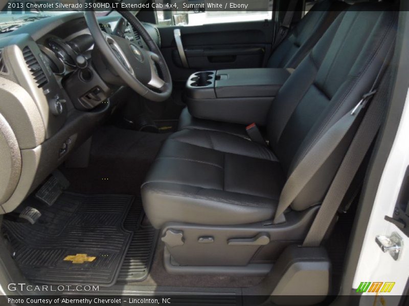 Summit White / Ebony 2013 Chevrolet Silverado 3500HD LT Extended Cab 4x4