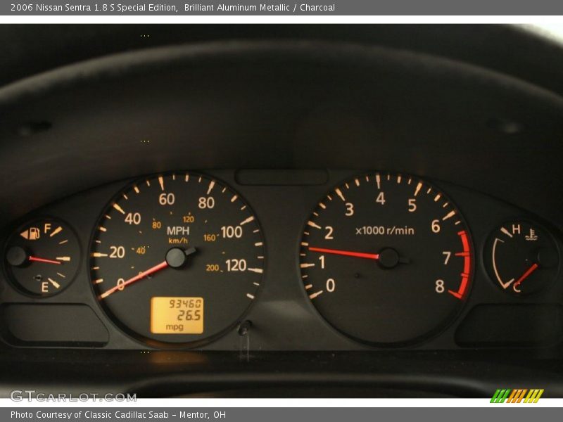  2006 Sentra 1.8 S Special Edition 1.8 S Special Edition Gauges