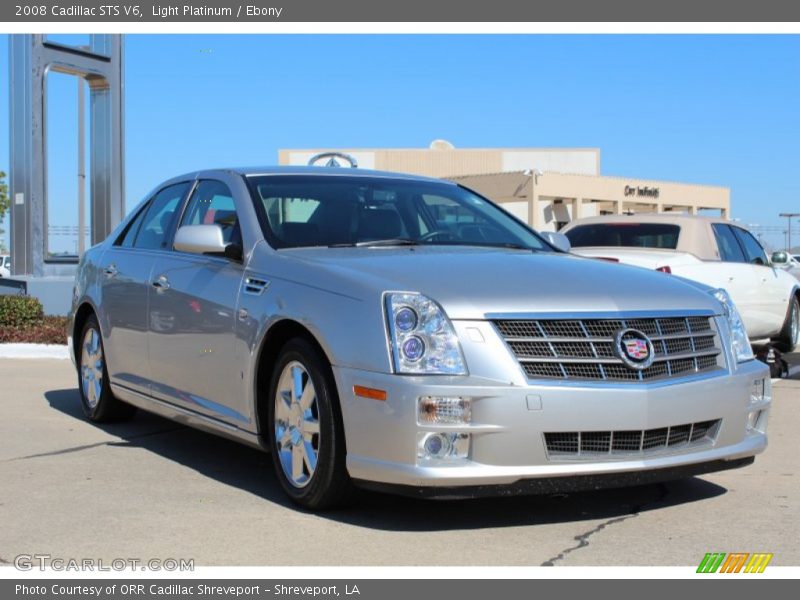 Light Platinum / Ebony 2008 Cadillac STS V6