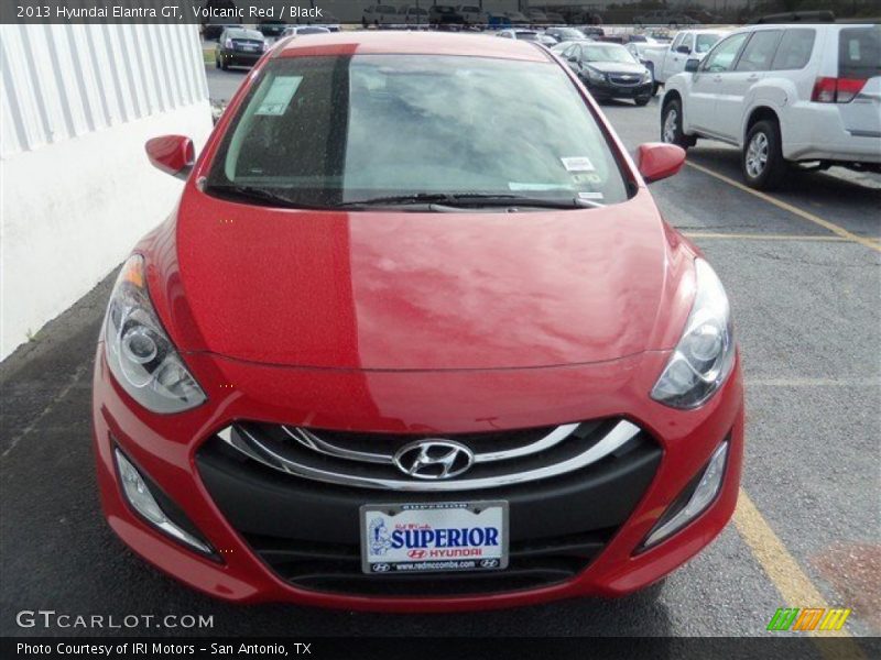 Volcanic Red / Black 2013 Hyundai Elantra GT