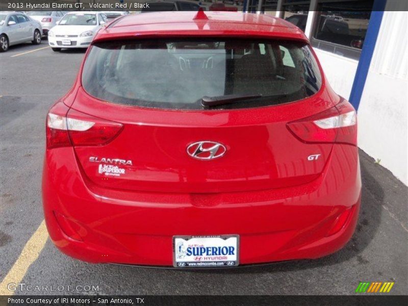 Volcanic Red / Black 2013 Hyundai Elantra GT