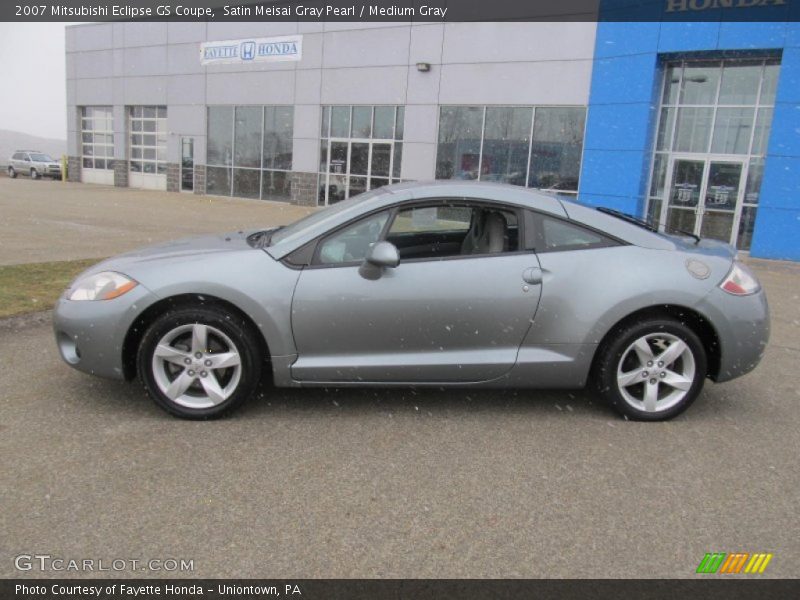Satin Meisai Gray Pearl / Medium Gray 2007 Mitsubishi Eclipse GS Coupe