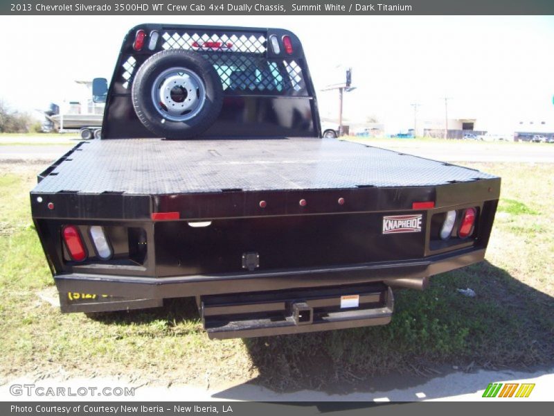 Summit White / Dark Titanium 2013 Chevrolet Silverado 3500HD WT Crew Cab 4x4 Dually Chassis