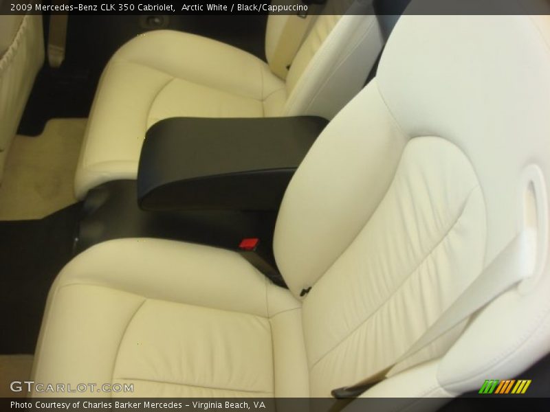 Arctic White / Black/Cappuccino 2009 Mercedes-Benz CLK 350 Cabriolet