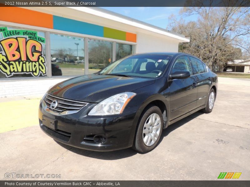 Super Black / Charcoal 2012 Nissan Altima 2.5 S