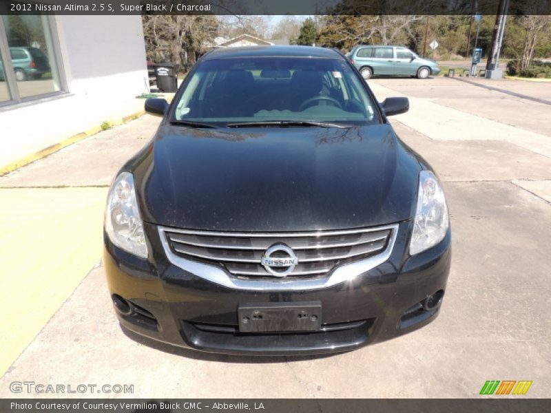 Super Black / Charcoal 2012 Nissan Altima 2.5 S