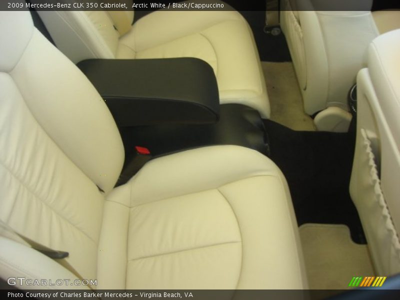 Arctic White / Black/Cappuccino 2009 Mercedes-Benz CLK 350 Cabriolet