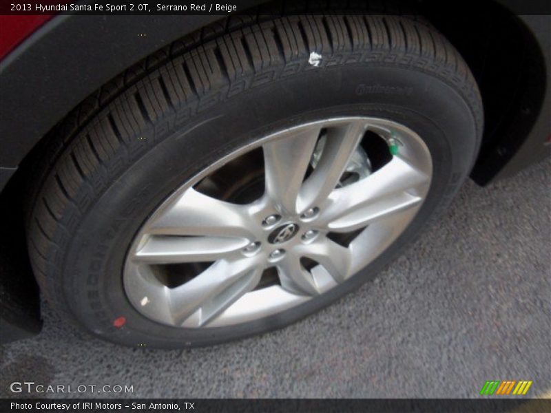 Serrano Red / Beige 2013 Hyundai Santa Fe Sport 2.0T