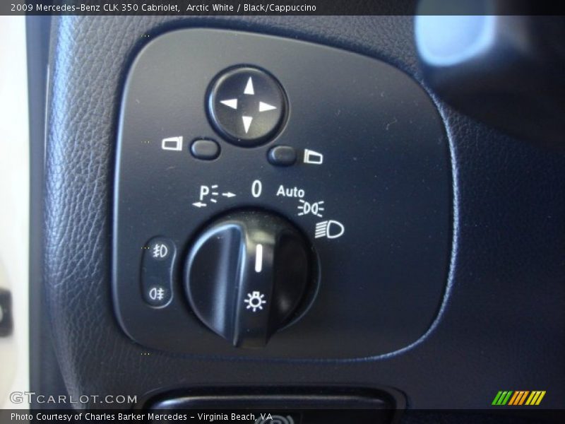 Arctic White / Black/Cappuccino 2009 Mercedes-Benz CLK 350 Cabriolet