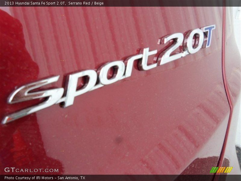 Serrano Red / Beige 2013 Hyundai Santa Fe Sport 2.0T