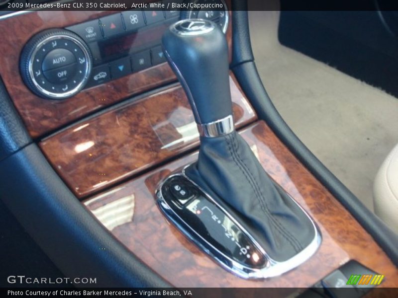 Arctic White / Black/Cappuccino 2009 Mercedes-Benz CLK 350 Cabriolet