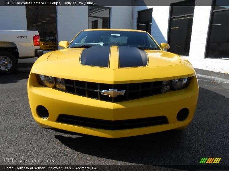 Rally Yellow / Black 2013 Chevrolet Camaro LS Coupe