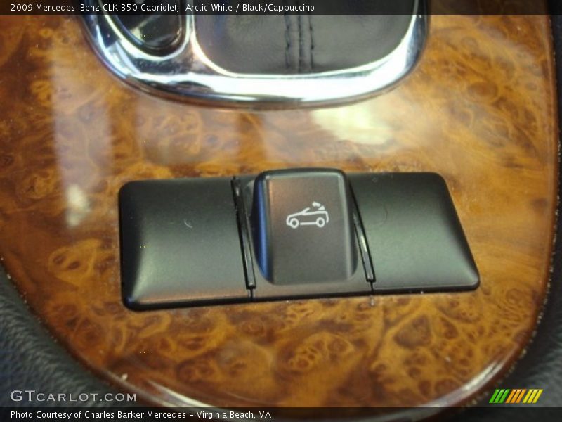 Arctic White / Black/Cappuccino 2009 Mercedes-Benz CLK 350 Cabriolet
