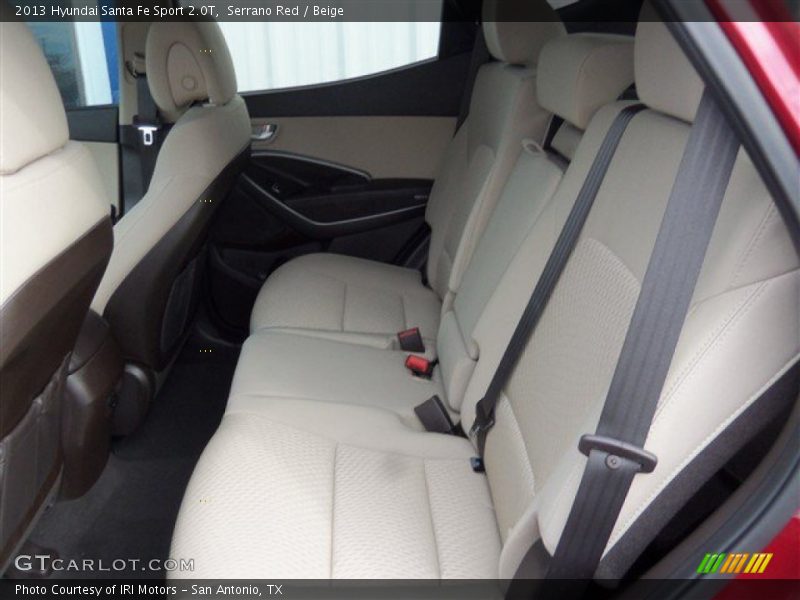 Serrano Red / Beige 2013 Hyundai Santa Fe Sport 2.0T