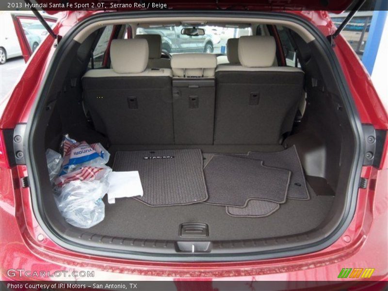 Serrano Red / Beige 2013 Hyundai Santa Fe Sport 2.0T