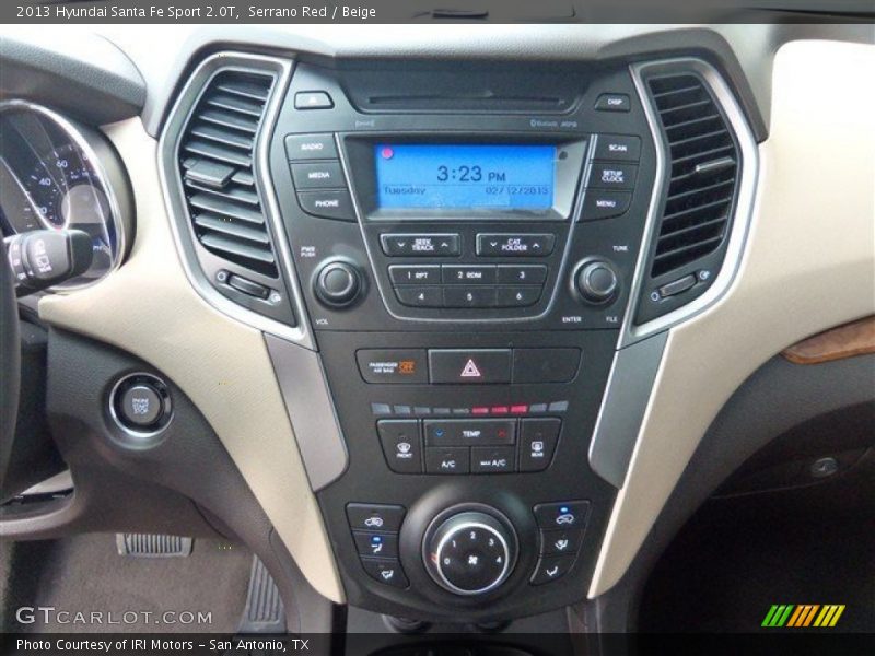 Serrano Red / Beige 2013 Hyundai Santa Fe Sport 2.0T