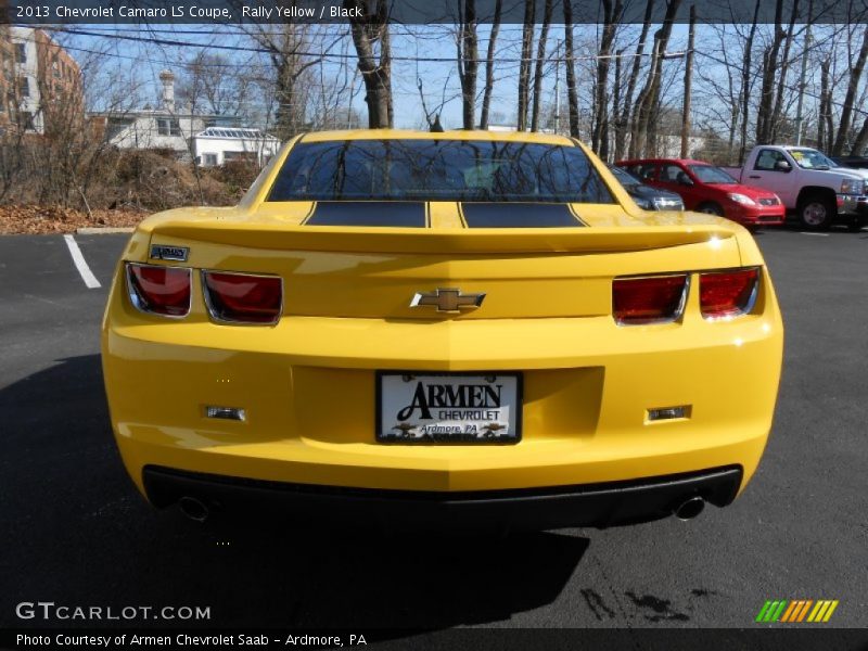 Rally Yellow / Black 2013 Chevrolet Camaro LS Coupe