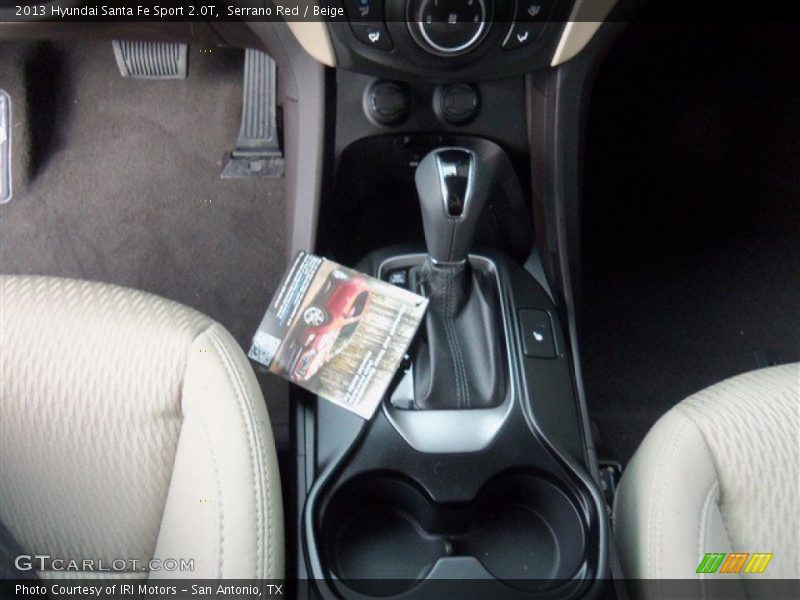 Serrano Red / Beige 2013 Hyundai Santa Fe Sport 2.0T