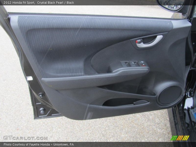 Crystal Black Pearl / Black 2012 Honda Fit Sport