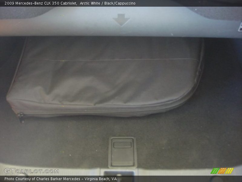 Arctic White / Black/Cappuccino 2009 Mercedes-Benz CLK 350 Cabriolet